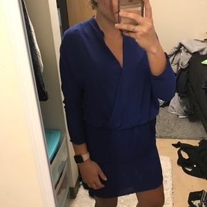 Royal blue dress